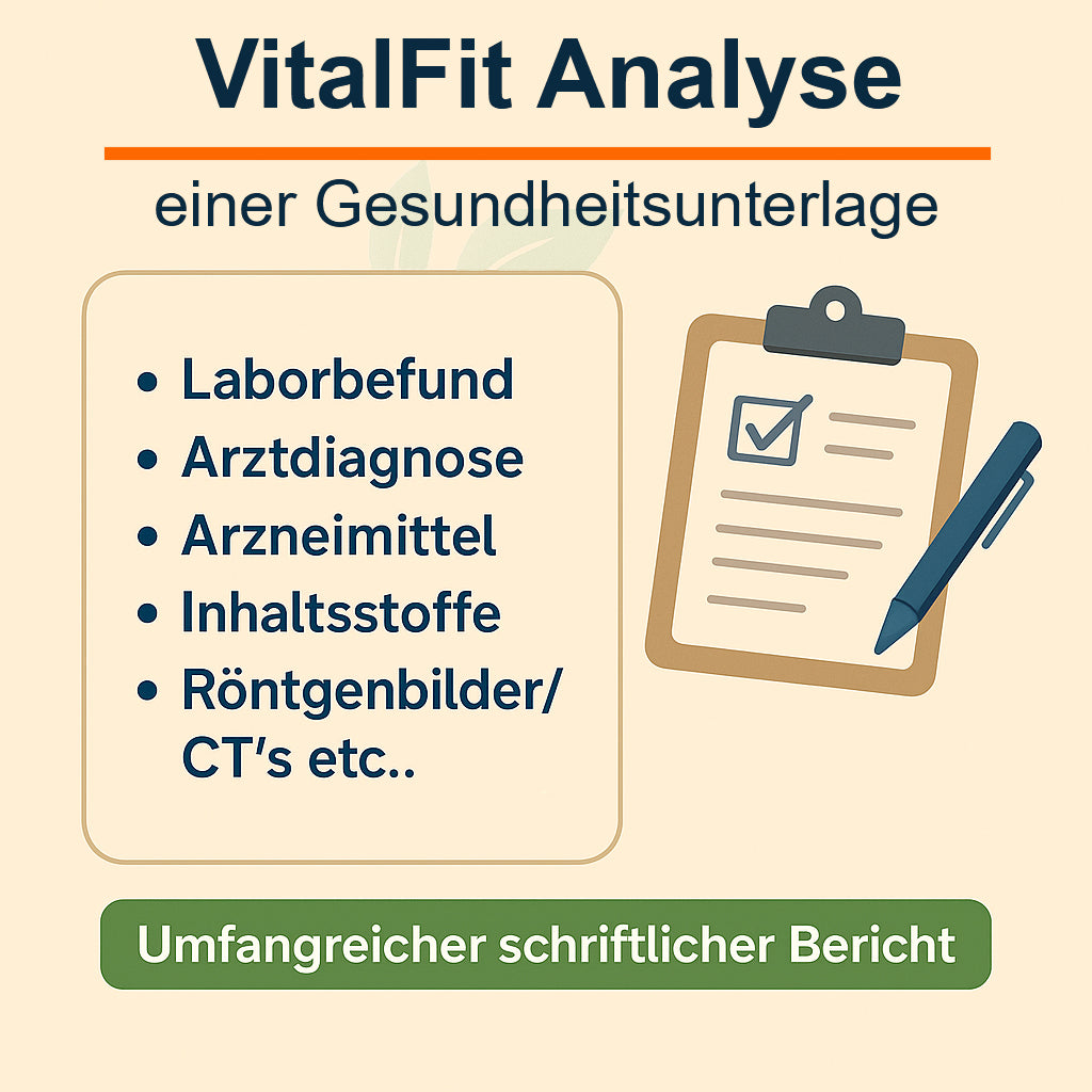 VitalFit Analyse - deiner ärztlichen Dokumente